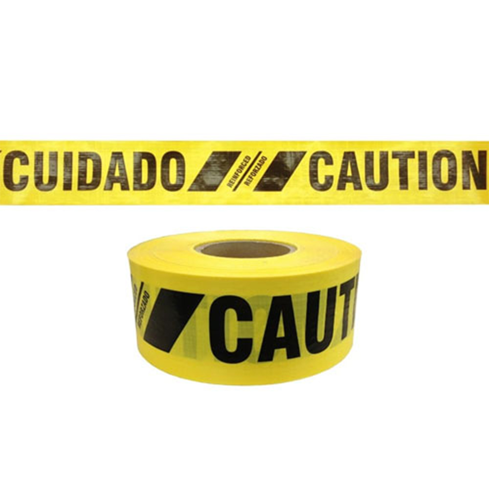 Logistics Supply Presco Reinforcement Bilingual Barricade Tape from GME Supply